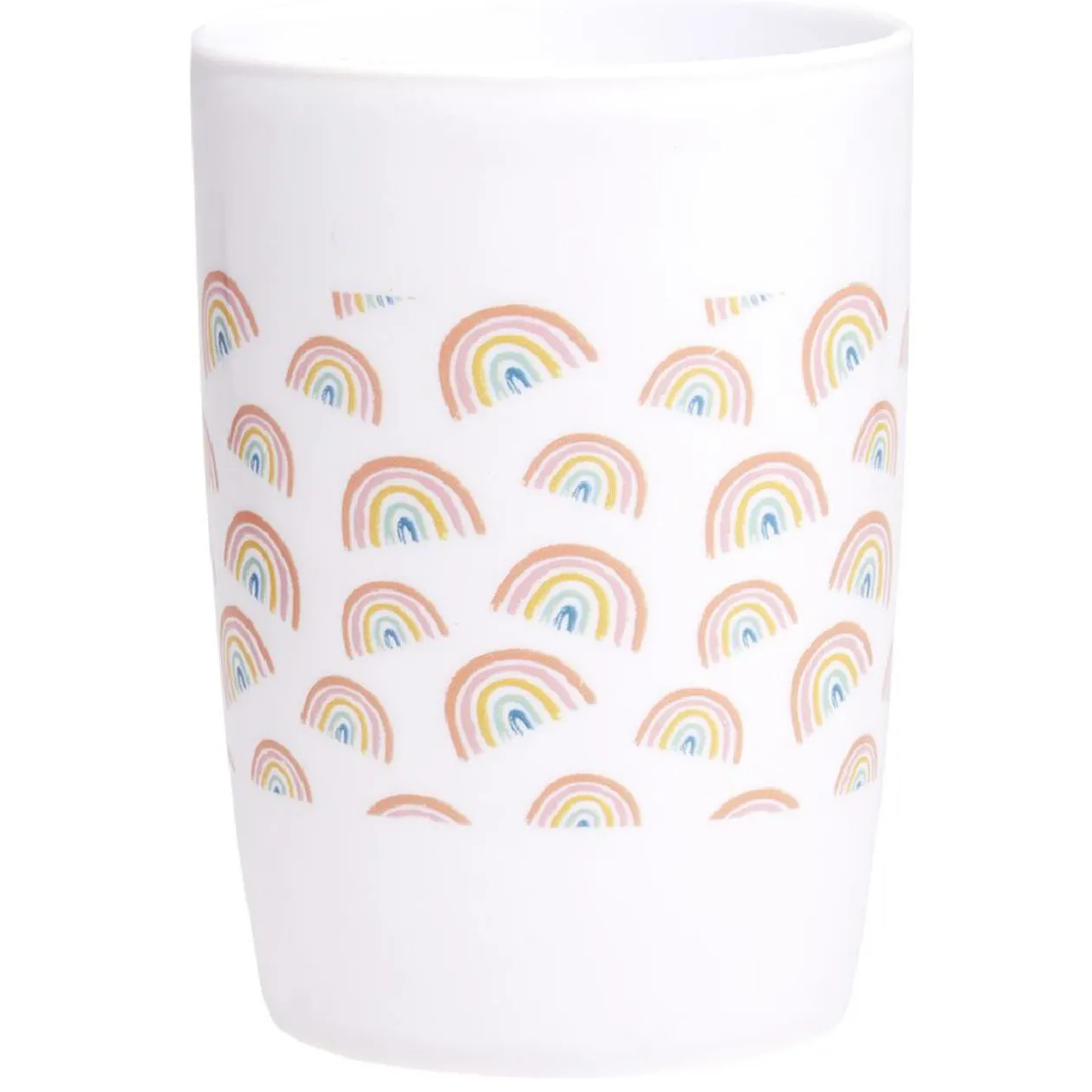 Gobelet motif arc en ciel Ø7xH9,7cm