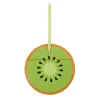Gobelet plastique et paille en forme de kiwi