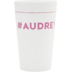 Gobelet plastique prénom #AUDREY 33cl