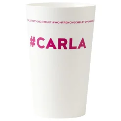 Gobelet plastique prénom #CARLA 33 cl