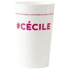 Gobelet plastique prénom #CÉCILE 33 cl