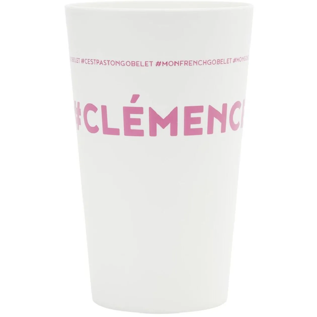 Gobelet plastique prénom #CLÉMENCE 33cl