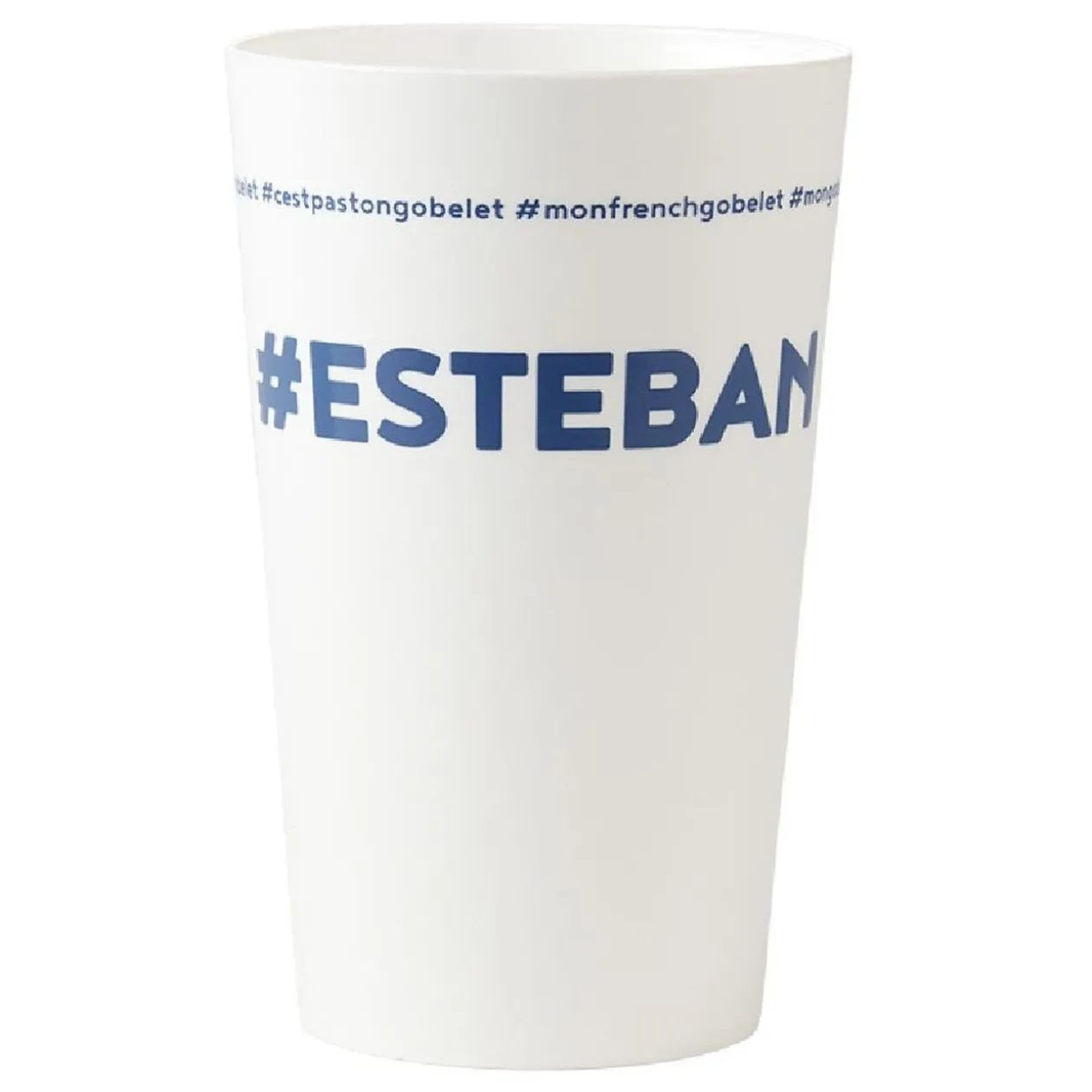 Gobelet plastique prénom #ESTEBAN 33 cl