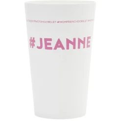 Gobelet plastique prénom #JEANNE 33cl