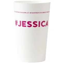 Gobelet plastique prénom #JESSICA 33 cl