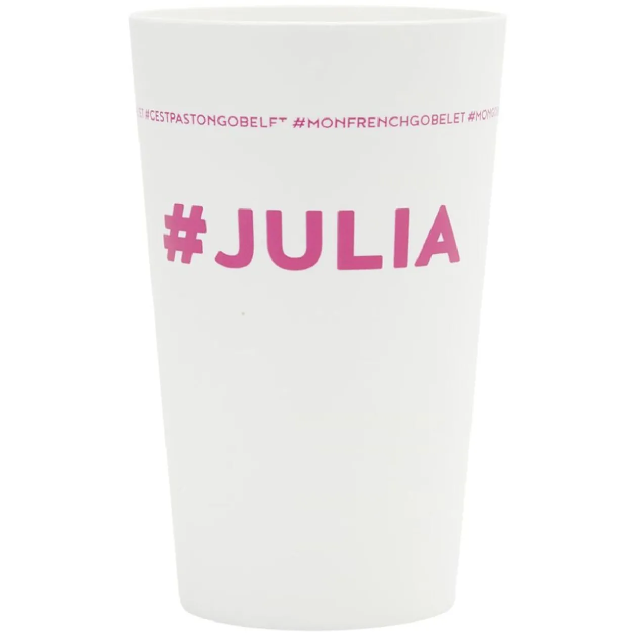 Gobelet plastique prénom #JULIA 33cl