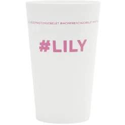 Gobelet plastique prénom #LILY 33cl