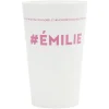 Gobelet plastique prénom #ÉMILIE 33cl