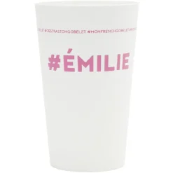 Gobelet plastique prénom #ÉMILIE 33cl