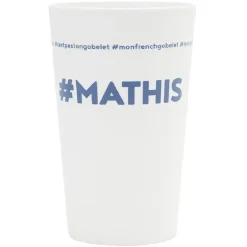 Gobelet plastique prénom #MATHIS 33cl