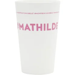 Gobelet plastique prénom #MATHILDE 33cl