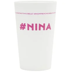 Gobelet plastique prénom #NINA 33cl