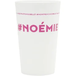Gobelet plastique prénom #NOÉMIE 33cl