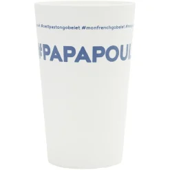 Gobelet plastique prénom #PAPAPOULE 33cl