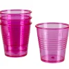 Gobelet plastique violet transparent x4