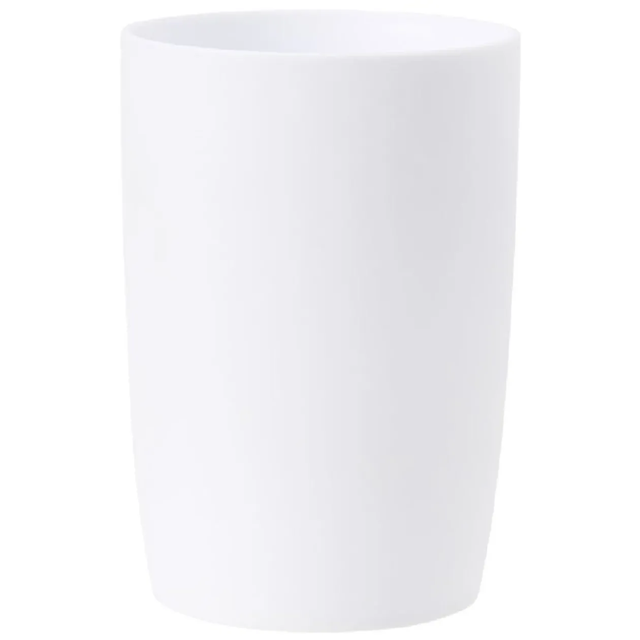 Gobelet pour salle de bain uni blanc
