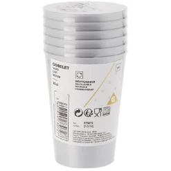 Gobelet réutilisable argenté x6