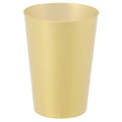 Gobelet réutilisable doré x6