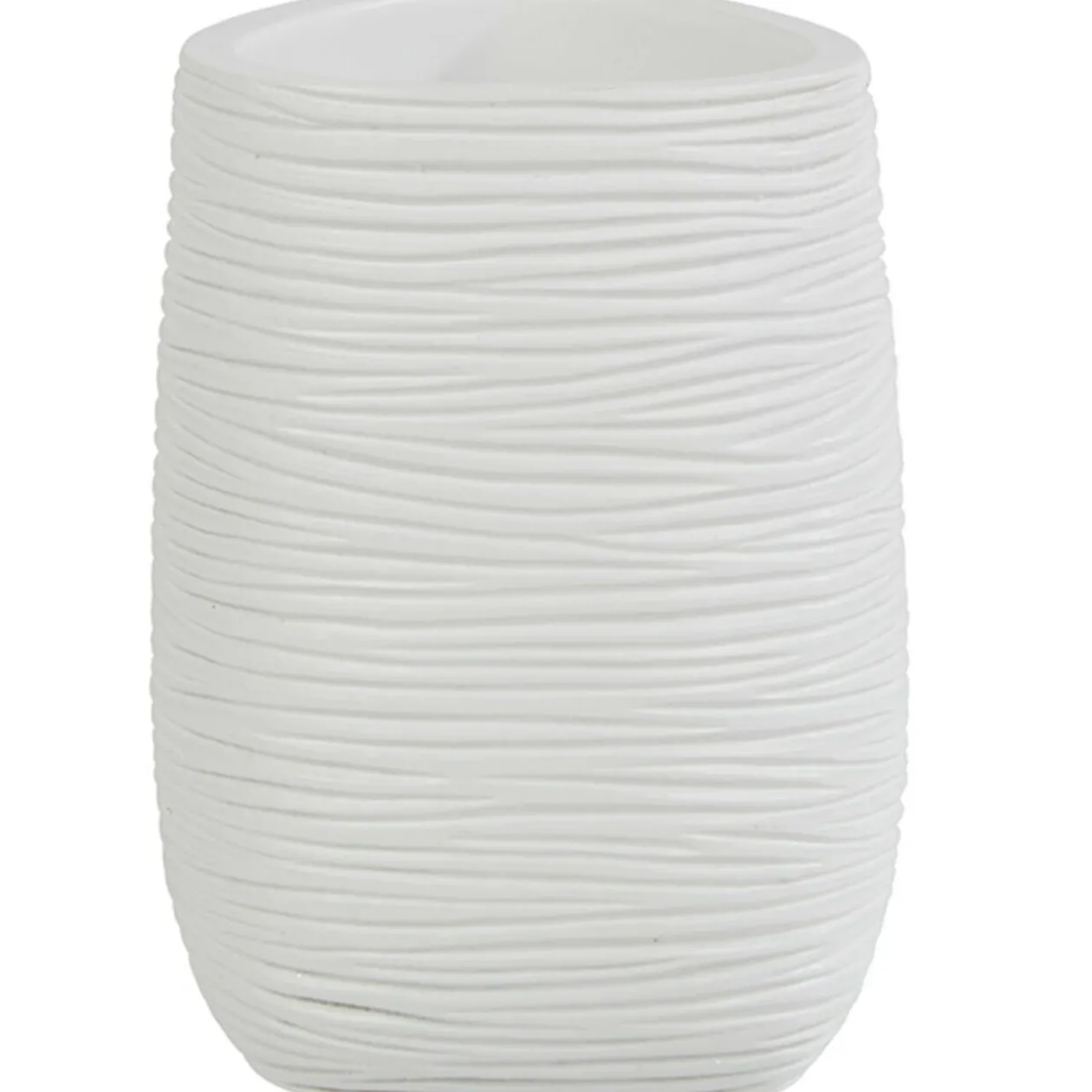 Gobelet salle de bain blanc