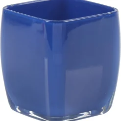 Gobelet salle de bain bleu foncé