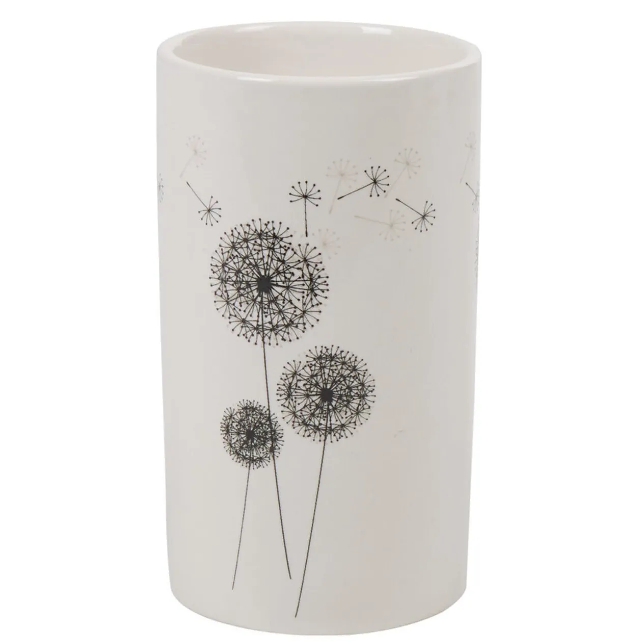 Gobelet salle de bain design pissenlit