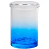 Gobelet salle de bain effet tie and die bleu