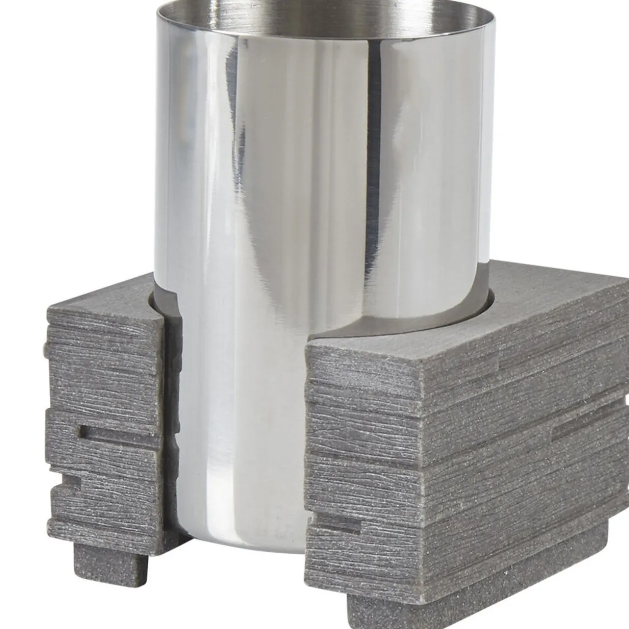 Gobelet salle de bain imitation pierre