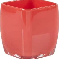 Gobelet salle de bain rouge