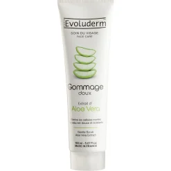 Gommage visage Evoluderm aloe vera 150 ml