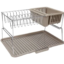 Égouttoir 2 en 1 récupérateur d'eau et étagère de cuisine