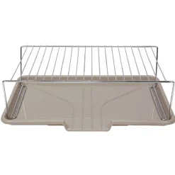 Égouttoir 2 en 1 récupérateur d'eau et étagère de cuisine