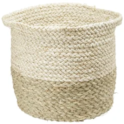 Grande panière ronde en fibre de maïs