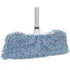 Housse balai microfibre chenille bleu