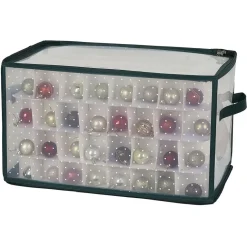Housse de rangement pour boules de Noël 128 emplacements
