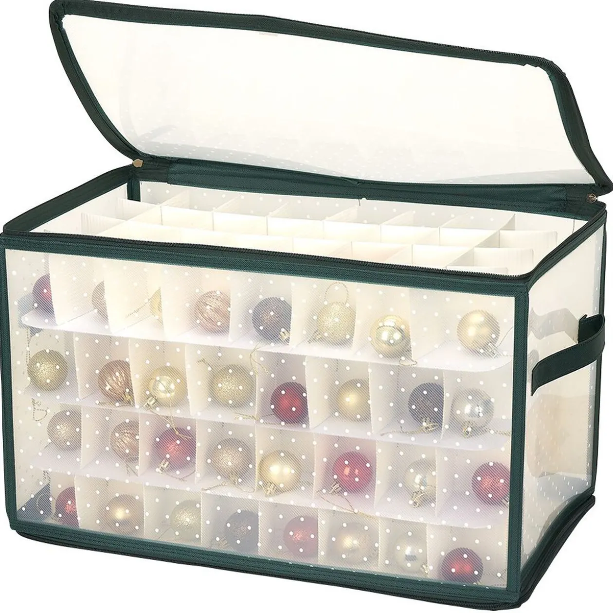 Housse de rangement pour boules de Noël 128 emplacements