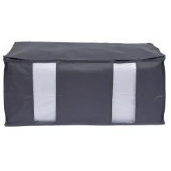 Housse de rangement pour vêtements Gris - L65 x l45 x H27 cm
