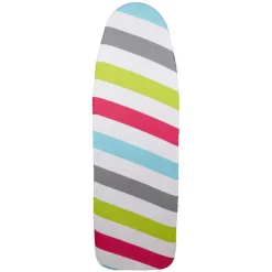 Housse pour table à repasser à rayures multicolores