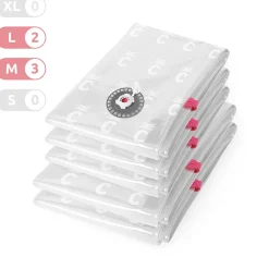 Housse sous vide compactor transparente x5