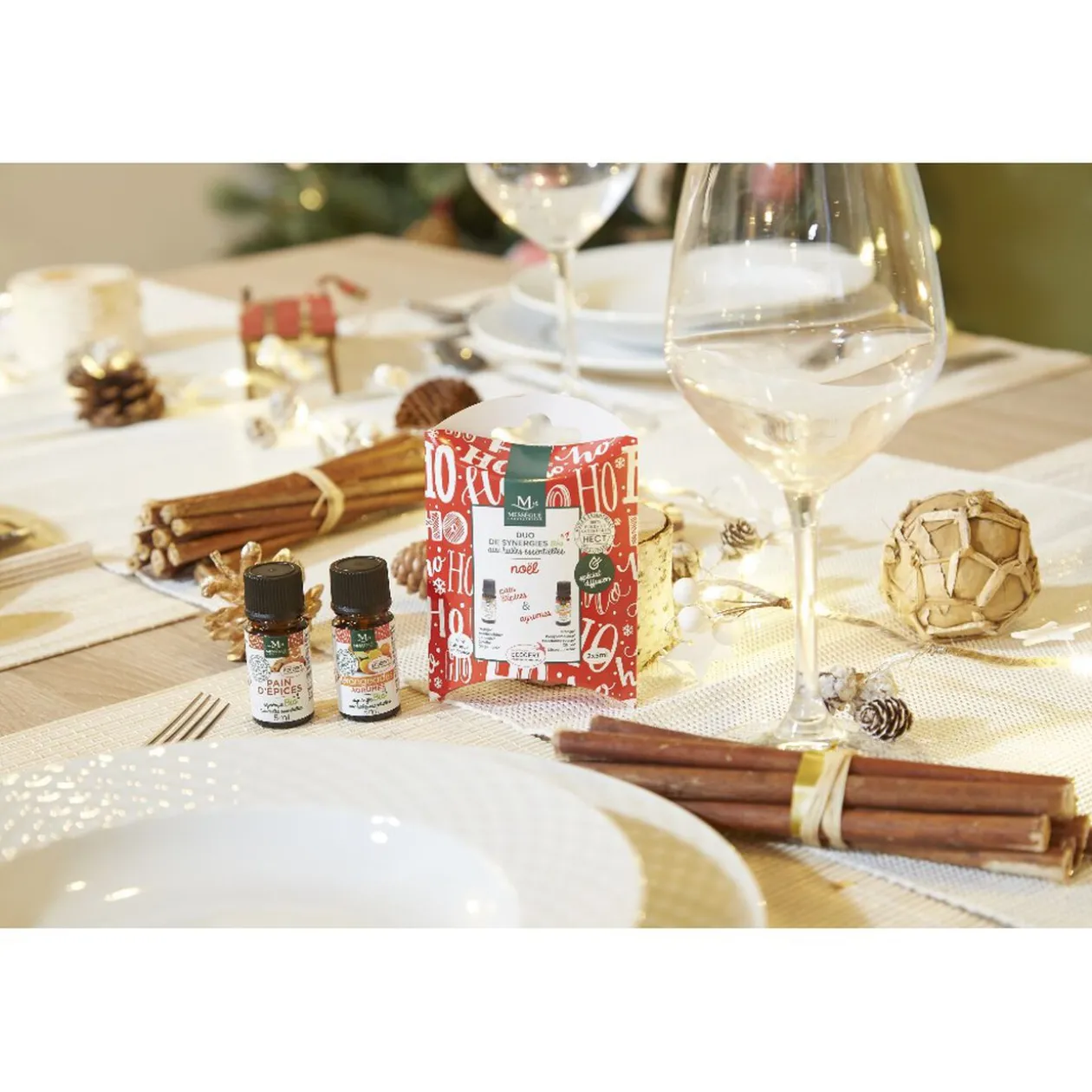 Huile Duo de Synergies de Magie de Noël BIO Mességué x2