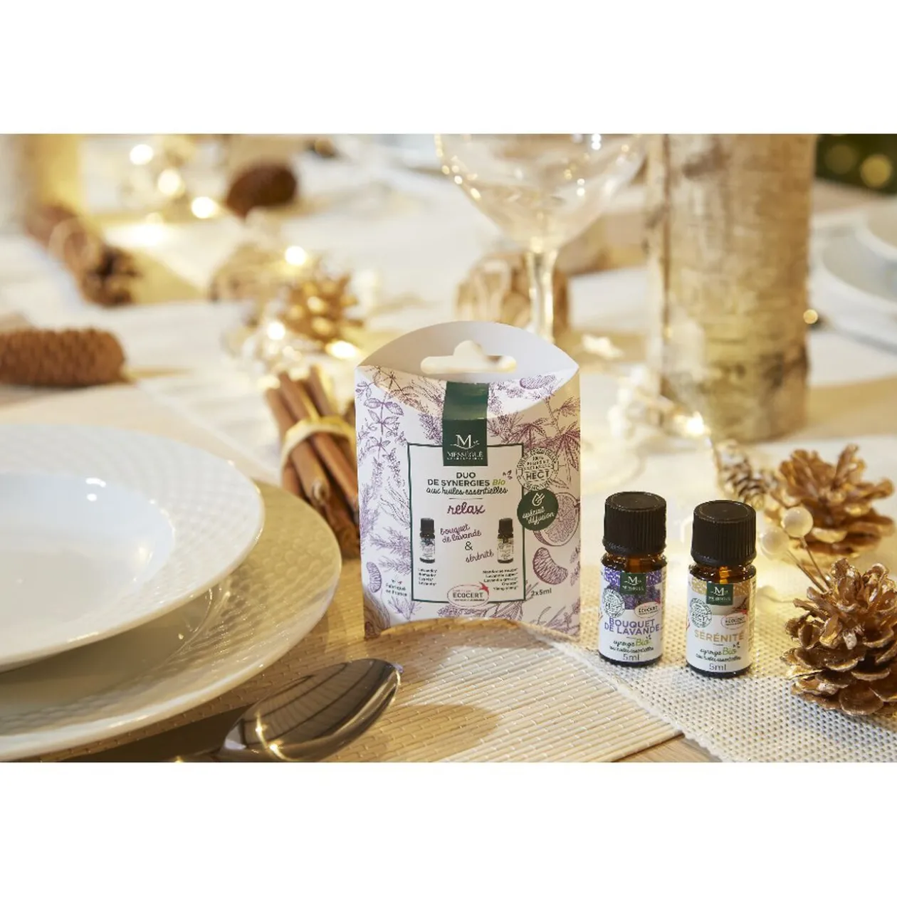 Huile Duo de Synergies Relax BIO Mességué x2