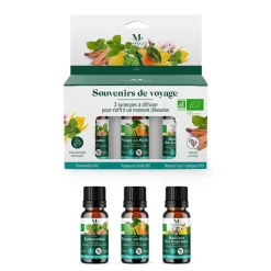 Huile essentielle synergie kit souvenir de voyage x3