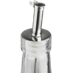 Huilier en verre avec bouchon inox