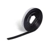 Joint d'isolation adhésif silicone plat pour porte et fenêtre 6m noir