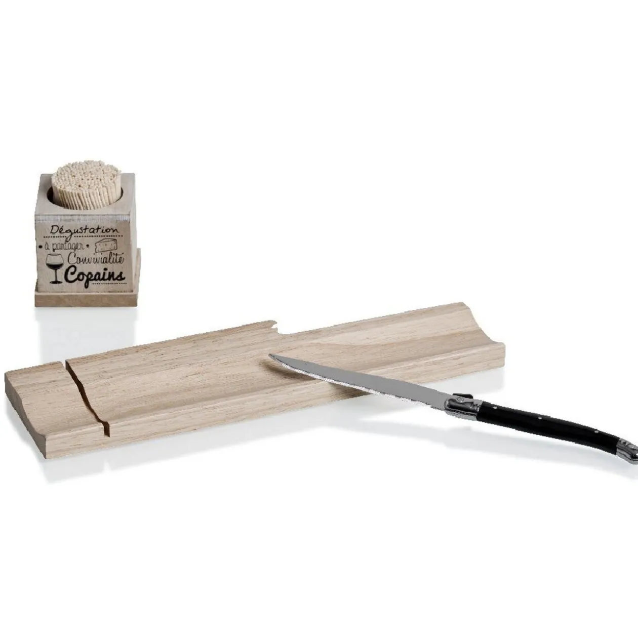 Kit à apéritif en bois