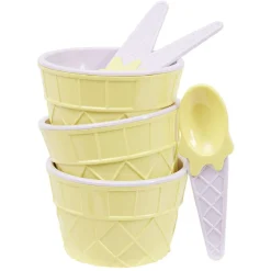 Kit à glace bol et cuillère x3