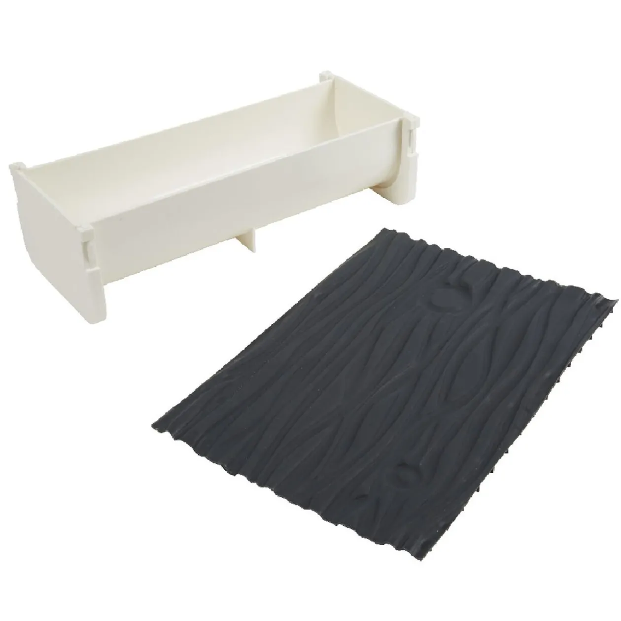 Kit bûche de Noël faux bois