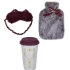 Kit cocooning bouillotte avec mug et masque