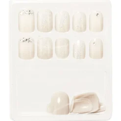 Kit de faux ongles effet strass diamant