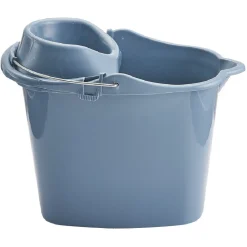 Kit de ménage complet bleu 11 pièces