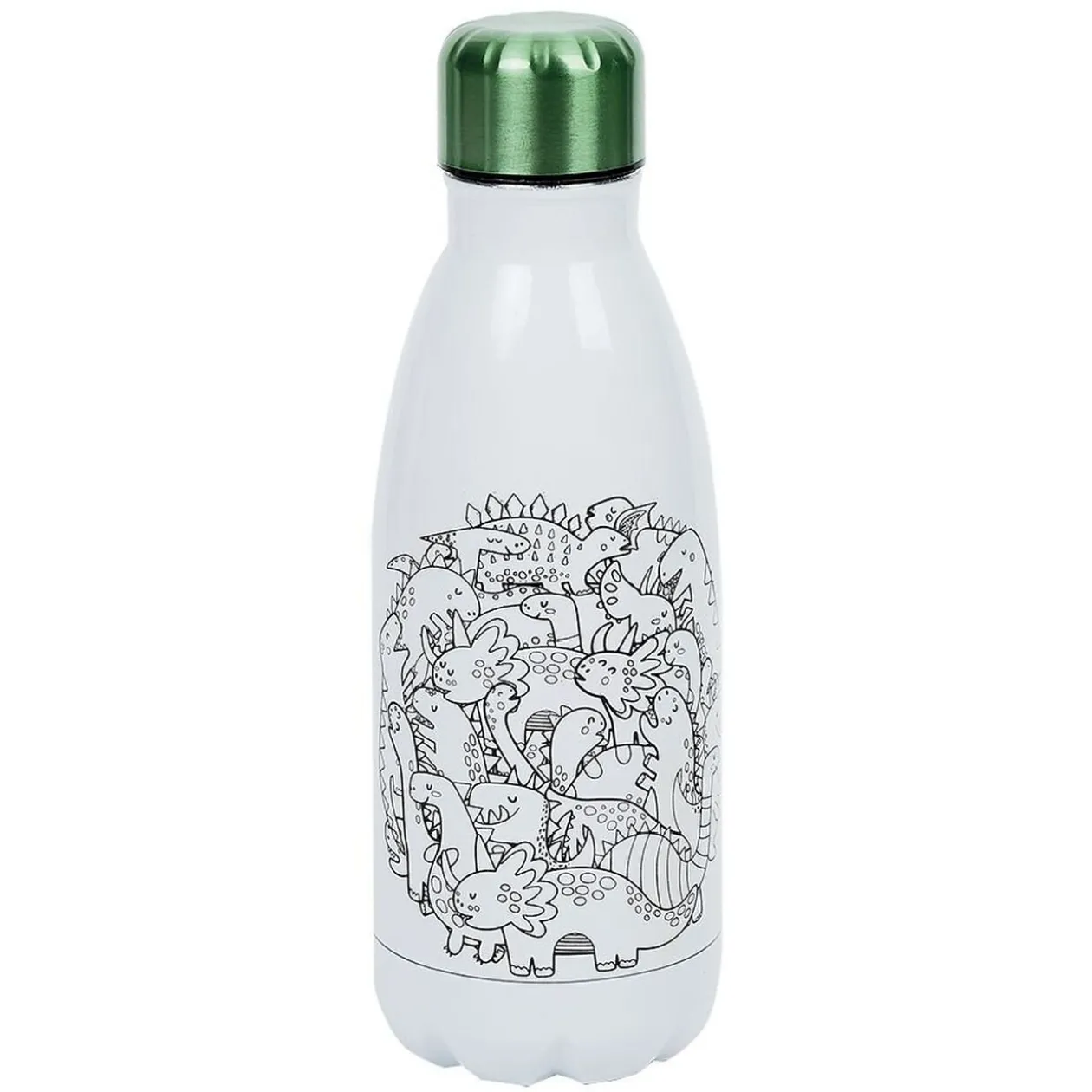 Kit gourde isotherme 350mL à colorier avec 6 marqueurs